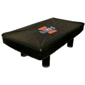  Pool Table Cover   University of Illinois Pool Table Cover   8 