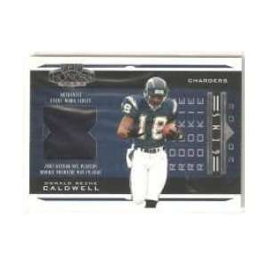  2002 Playoff Honors #203 Reche Caldwell JSY RC   San Diego 