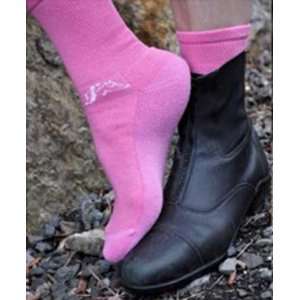  Serendipity Padded Foot Natural Fiber Socks, Pink [Misc 