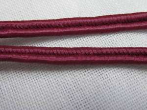 BURGUNDY SOUTACHE CORD CORDING TRIM 10 YARDS  