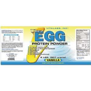  Vitalabs Ultra Egg Protein Powder, Vanilla, 32 Ounces 