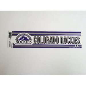  COLORADO ROCKIES BUMPER STRIP 