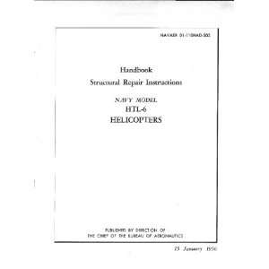  Bell Helicopter HTL 6 Structural Repair Manual Bell 47 G 