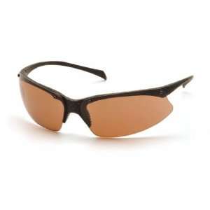  PMX5050 Black Frame Bronze Lens Safety Glasses Sports 