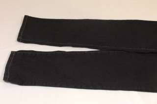 Women Cos Jeans Petite Black Studded Rhinestone Trim 4P  