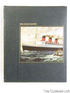 THE GREAT LINERS Melvin Maddox Time Life Seafarers 1978  