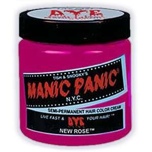  Manic Panic Semi Permanent Hair Color Cream New Rose 4 Oz 