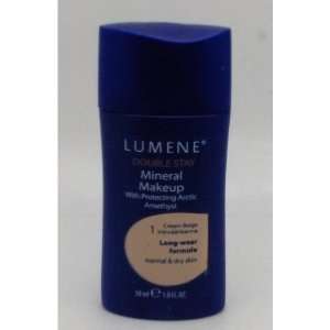  Lumene double stay mineral makeup 01 cream beige Beauty