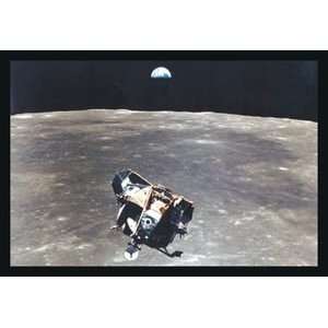  Apollo 11 Eagle Ascent   12x18 Gallery Wrapped Canvas 