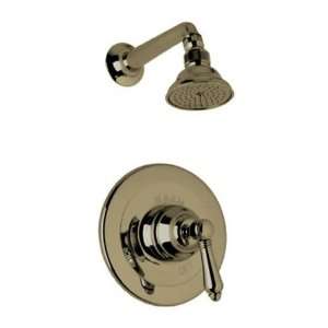   Country Bath Shower Package in Tuscan Brass with Cro