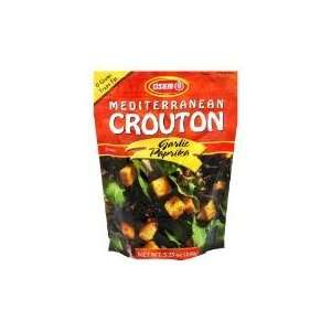 Osem Mediterranean Croutons, Garlic Paprika, 5.25 oz. (Pack of 3)
