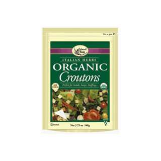 Edward & Sons Italian Herbs Croutons 5.25 oz. (Pack of 24)  
