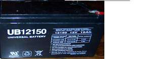 UB12150 12V 15Ah Toy Car Play Mobile Scooter Battery 806593406584 