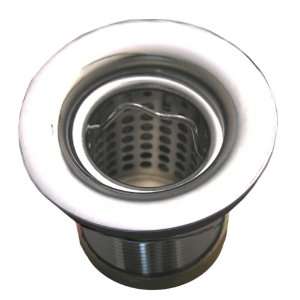   Plated Stainless Steel Bail Type Junior Duostrainer for 2 Inch Opening
