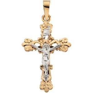  14K Gold Crucifix Pendant Jewelry