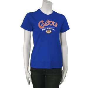   Blue Ladies 2006 SEC Football Champions T shirt