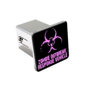 Zombie Outbreak Response Vehicle   Pink   Chrome 2 Tow Trailer Hitch 