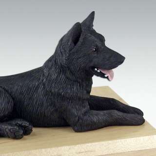   , German Shepherd, Black   Figurine Pet Cremation Urn   