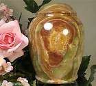 Cremation Green Onyx Ashes Urn Child, Large Pet 8 x 6 87 cubic 