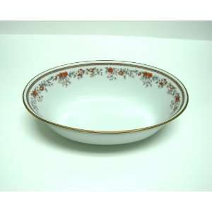   Collection Russet Blossoms 9 3/8 OVAL SERVING BOWL 