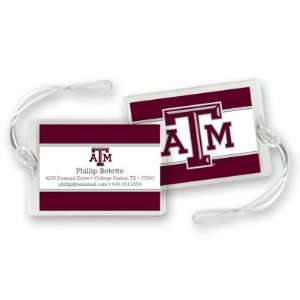 Noteworthy Collections College Bag/ID Tags   Color Band (Texas A&M)