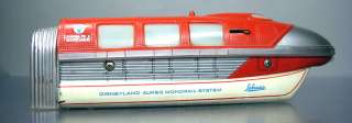 Schuco Monorail 6333/0; 3 Car Red train B161  