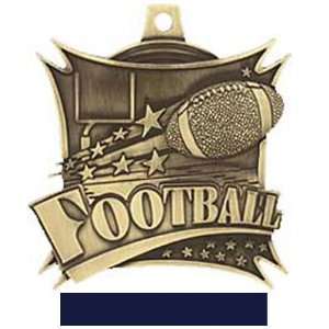  Hasty Awards, Xtreme Custom Football Medal M 701F GOLD MEDAL 