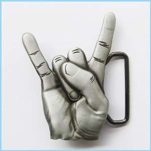  New 3D COOL Western Cute Finger V Belt Buckle 3D 015AS 