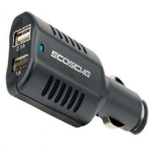  Scosche reVIVE II Dual USB Car Charger for iPad Cell 