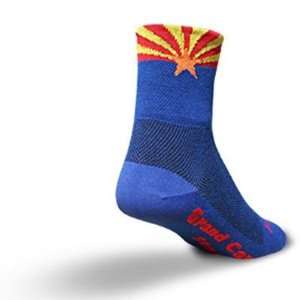  SockGuy Classic 3in Arizona Flag Cycling/Running Socks 