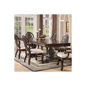 Tabitha Traditional Rectangular Double Pedestal Dining Table  