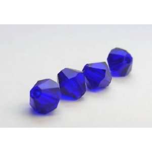  144 Pcs Czech Beads Rondells 4 mm COBALT BLUE Everything 