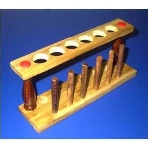  Wooden Test Tube Rack, 6 holes