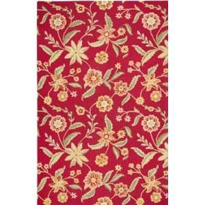  Rizzy Home Country CT 1585 Red   2 x 3