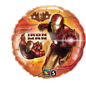  Iron Man 18 Round Foil Mylar Party Balloon Toys & Games