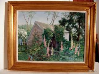Vintage Betsy Bennett Oil Painting, Cape Cod Artist  