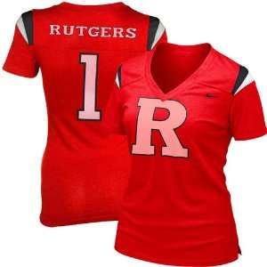  Nike Rutgers Scarlet Knights Ladies Scarlet 2010 Football 