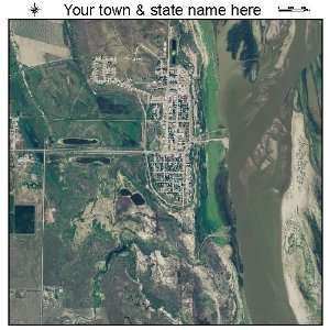   Photography Map of Fort Yates, North Dakota 2010 ND 
