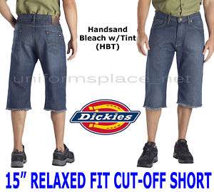 Men Dickies 15 RELAXED FIT cut off Jean Shorts Pants  