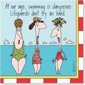  Swimming Dangerous Bev Napkin Toys & Games
