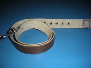 NEW Route 66 Canvas Brown Reversible Belt 32 36 38 42  
