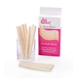  SassieShotz Isomalt Sticks, Ivory Cloud
