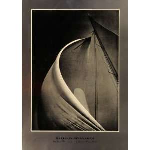  1936 Print Balloon Spinnaker Yacht Weetamoe Prince Sail 
