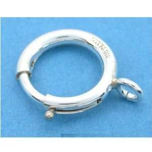  Sterling Silver Spring Ring Clasp Watch Jewelry 16mm