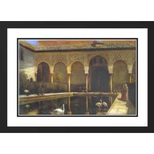 Weeks, Edwin Lord 24x18 Framed and Double Matted A Court in the 