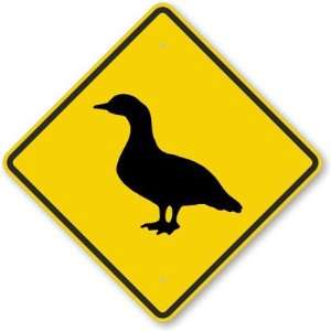  Duck Crossing Symbol Engineer Grade Sign, 30 x 30 