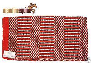 Mayatex Horse Ranch Saddle Blanket Pad Double Weave Red  