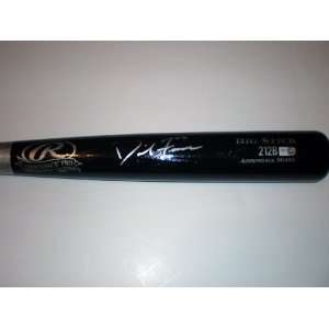 David Freese Signed Baseball Bat   Autographed MLB Bats