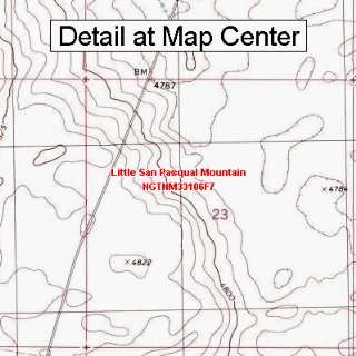  USGS Topographic Quadrangle Map   Little San Pasqual 