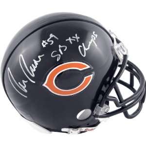  Ron Rivera Chicago Bears Autographed Mini Helmet with SB 